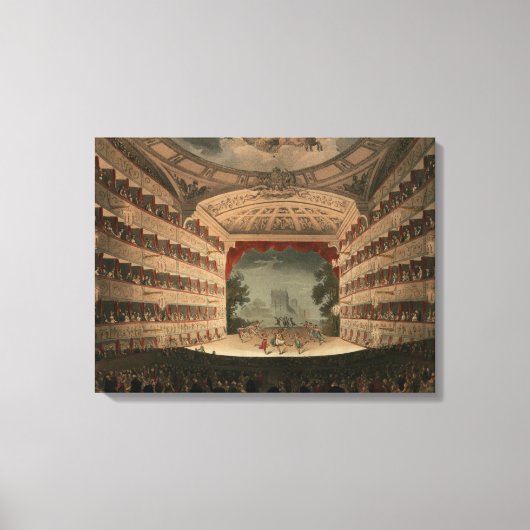 New Covent Garden Theater Canvas Afdruk (Voorkant)