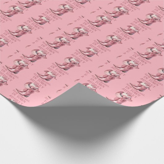 New Cowgirl in Town Cadeaupapier (Hoek)