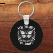 New Creation In Christ, Boho Christian, Western Fa Sleutelhanger (Voorkant)