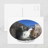 New Croton Dam, Croton, New York Briefkaart (Voorkant / Achterkant)
