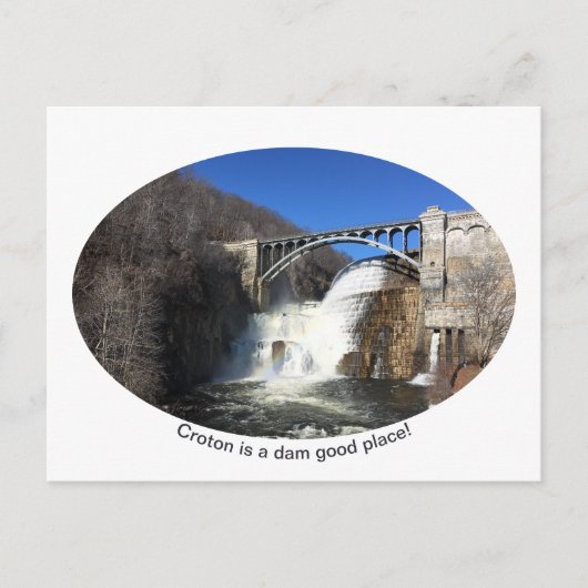 New Croton Dam, Croton, New York Briefkaart (Voorkant)