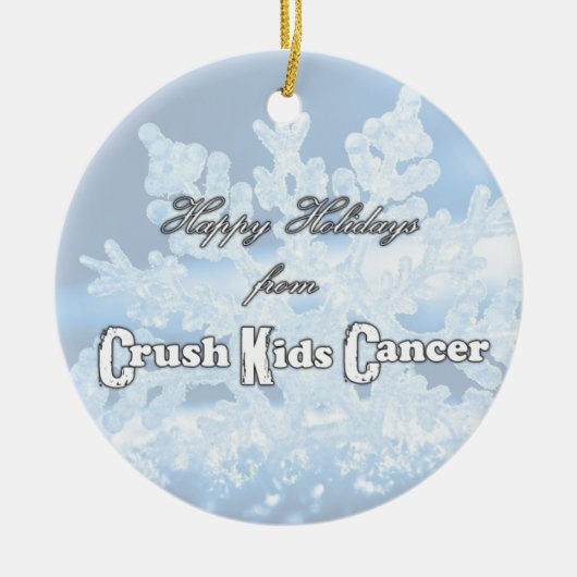 NEW Crush Kinderen Cancer 2014 Ornament (Voorkant)