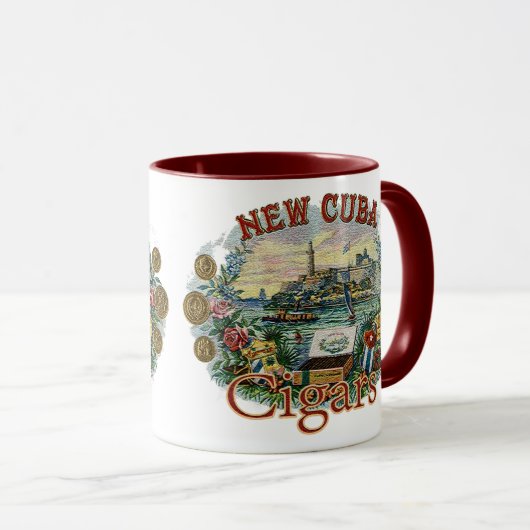 New Cuba Cigar Gear Mok (Voorkant rechts)