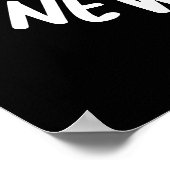 New cumber Funny Veggie Cucumber Pun Dark BG Poster (Hoek)