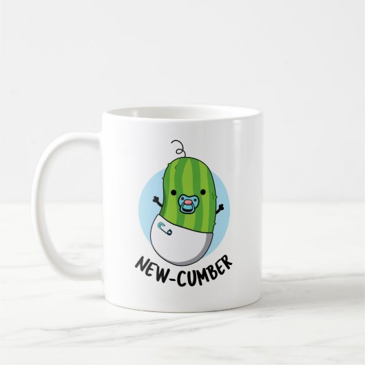 New cumber Funny Veggie Cucumber Pun Koffiemok (Links)