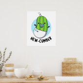 New cumber Funny Veggie Cucumber Pun Poster (Keuken)