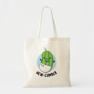 New cumber Funny Veggie Cucumber Pun Tote Bag