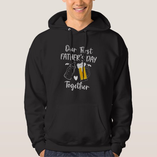 New Dad And Son Our First Fathers Day Together 202 Hoodie (Voorkant)