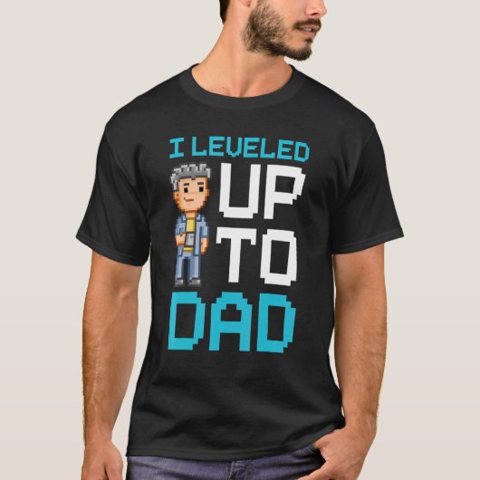 New Dad First Time Father Video Gamer T-shirt (Voorkant)