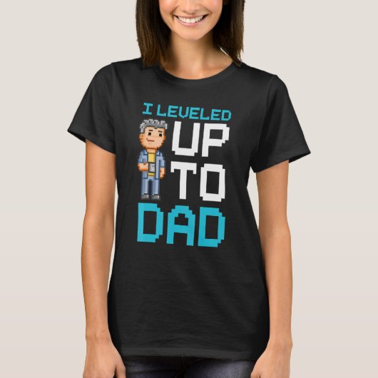 New Dad First Time Father Video Gamer T-shirt (Voorkant)
