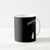 New Dad Fisherman, First Fathers Day Fishing Dad  Koffiemok (Voorkant rechts)