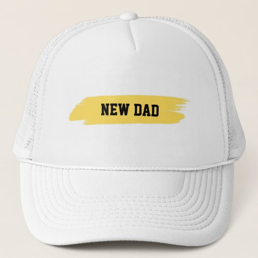 "New Dad" Pet, Schattige Trucker Pet (Voorkant)