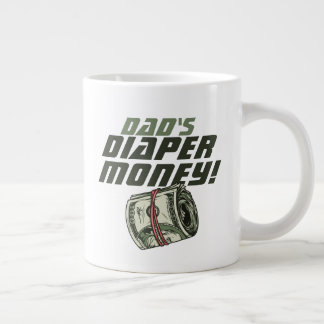 New Dad Weekend Golfer Dad's Diaper Money Cash Grote Koffiekop
