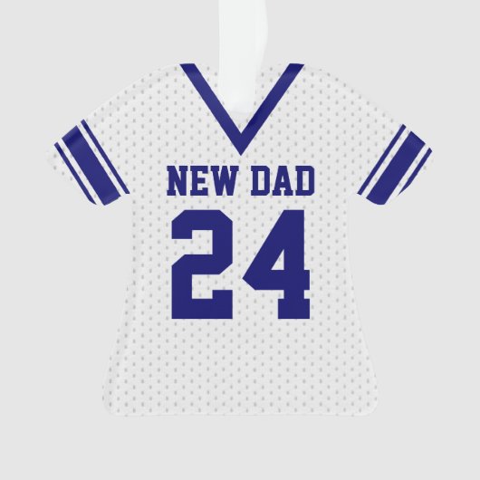 New Daddy Sport Jersey met foto Ornament (voorkant)