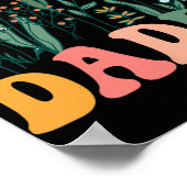 New Daddy Wildflower First Birthday & Baby Sho Poster (Hoek)