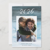 New Dawn | Happy New Year-fotokaart Feestdagenkaart (Voorkant)