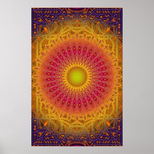 New Dawn Mandala Poster (Voorkant)