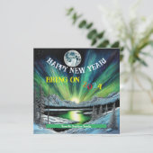 New Dawn, New Day, New Year Flat Wenskaart Kaart (Staand voorkant)