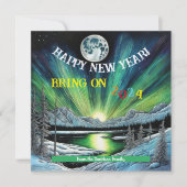 New Dawn, New Day, New Year Flat Wenskaart Kaart (Voorkant)