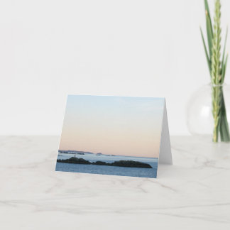 New Day Gardens Notecard - Vredige zonsopgang in A Kaart
