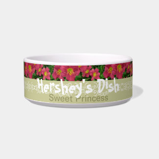 New Day Gardens Pet Dish- Daylily PM Hershey's Voerbakje