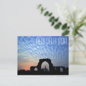 New Delhi India Iron Pillar briefkaart (Staand voorkant)