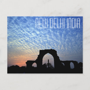 New Delhi India Iron Pillar briefkaart