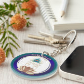 New Delhi India Sleutelhanger (Voorkant Rechts)