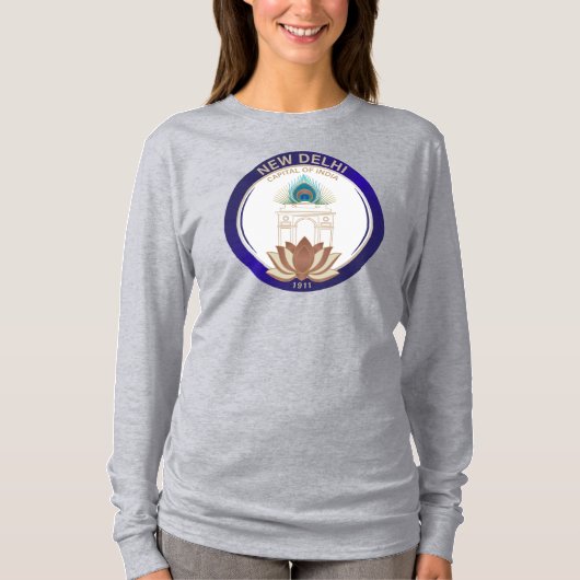 New Delhi India T-shirt (Voorkant)