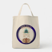 New Delhi India Tote Bag (Achterkant)