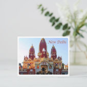 New Delhi - Laxminarayan Temple - Briefkaart (Staand voorkant)