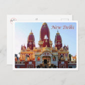 New Delhi - Laxminarayan Temple - Briefkaart (Voorkant / Achterkant)