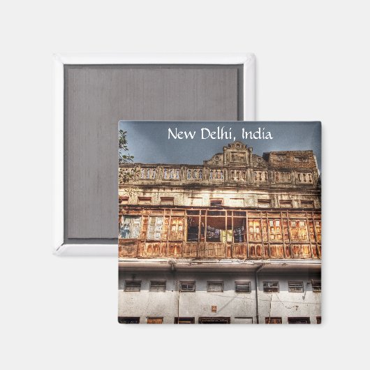 New Delhi Magneet (Voorkant / Achterkant)