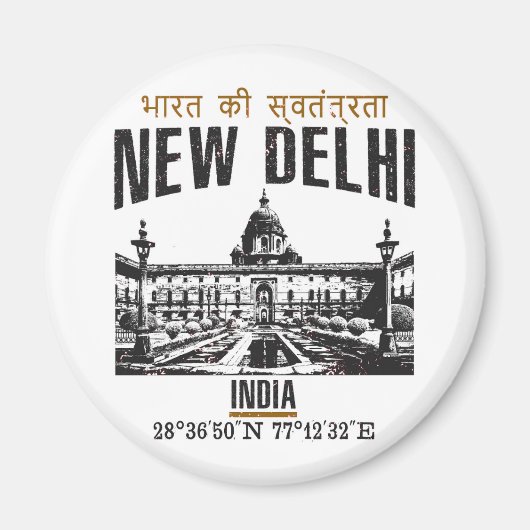New Delhi Magneet (Voorkant)
