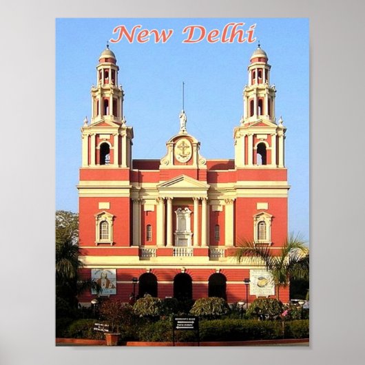 New Delhi - The Sacred Heart Cathedral - Poster (Voorkant)