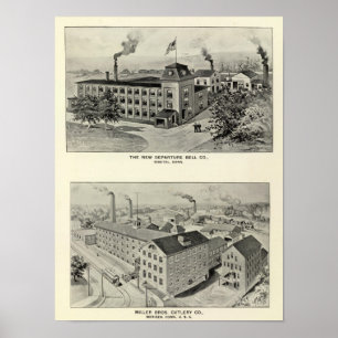 New Departure Bell Co., Miller Bros Cutlery Co. Poster