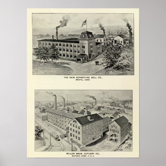 New Departure Bell Co., Miller Bros Cutlery Co. Poster (Voorkant)