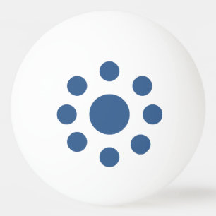 New Design FRANKRIJK Pingpongkamer wit/blauw Pingpongbal