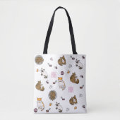 New | Doodles Tote | Sunset Park Cats | Rescue Bag (Voorkant)