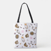 New | Doodles Tote | Sunset Park Cats | Rescue Tote Bag (Achterkant)