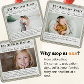 New Driver First Christmas Personalized Newspaper Metalen Ornament