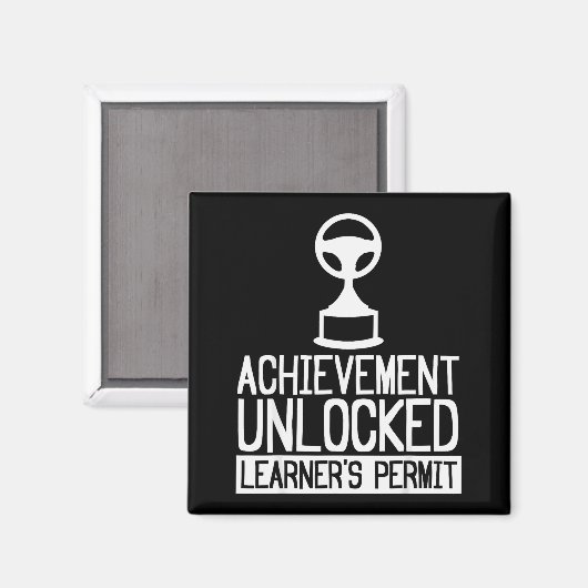 New Driver Learner Permit Driving School - Driver' Magneet (Voorkant / Achterkant)