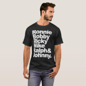 New Edition Ronnie, Bobby, Ricky, Mike, Ralph& T-shirt (Voorkant volledig)