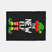 New Elf Xmas Matching Family Elf Squad Christmas  Fleece Deken (Voorkant (Horizontaal))