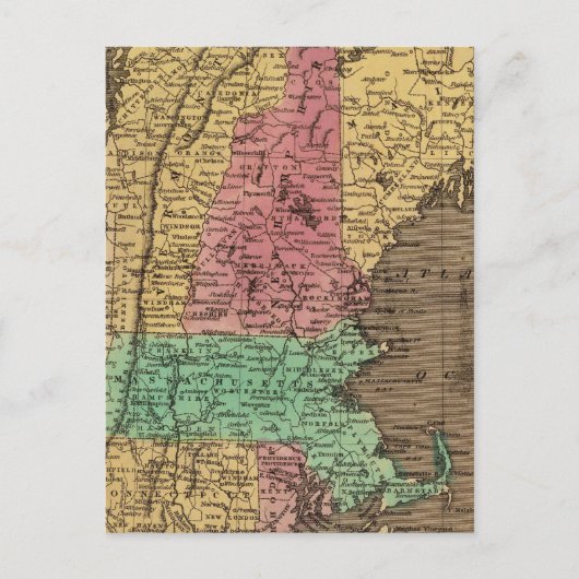 New England 4 Briefkaart (Voorkant)