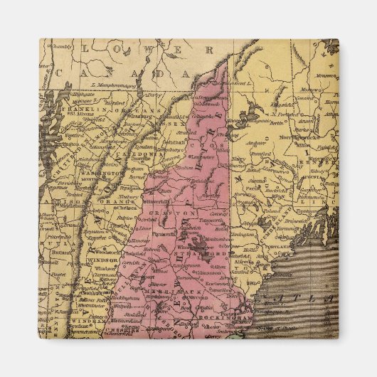 New England 4 Magneet (Voorkant)