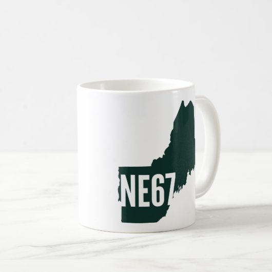 New England 67 Coffee Mok (Voorkant rechts)