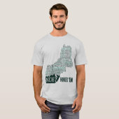 New England 67 Hiked T-Shirt (Voorkant volledig)