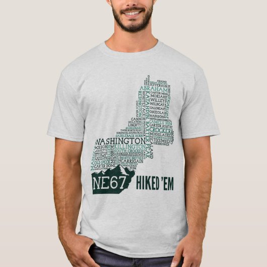 New England 67 Hiked T-Shirt (Voorkant)