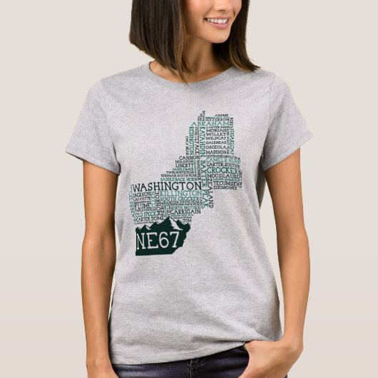 New England 67 Women's T-Shirt (Voorkant)